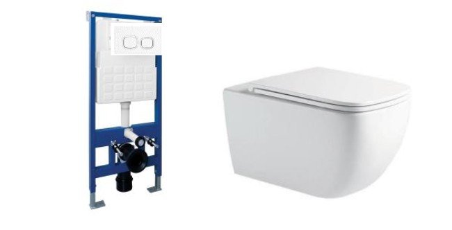 WALL HUNG COMMODE UCOMFORT 8033W